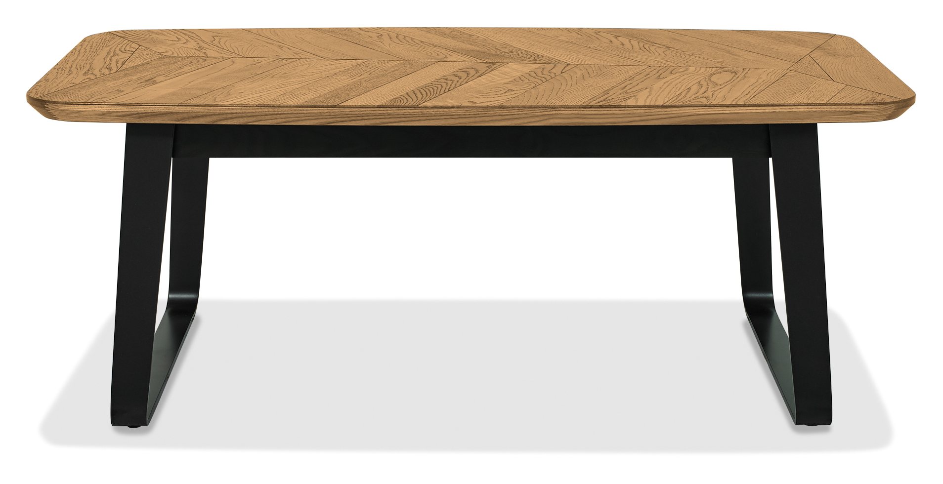 Emerson Rustic Oak Coffee Table Living Room Furniture Bentley