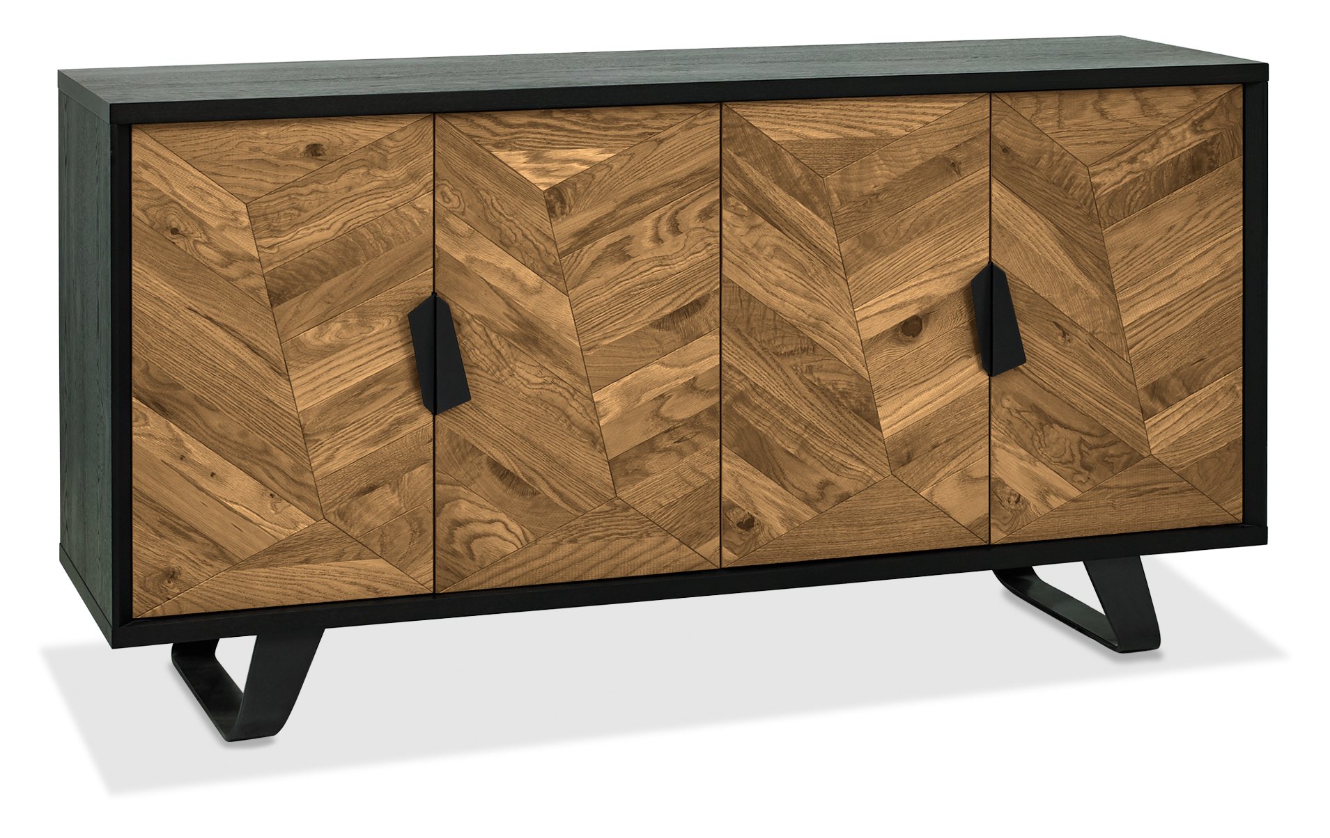 Emerson Rustic Oak Wide Sideboard Living Room Bentley Designs UK Ltd