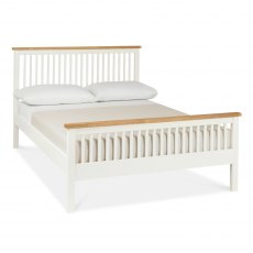 Atlanta Two Tone High Footend Bedstead Double 135cm