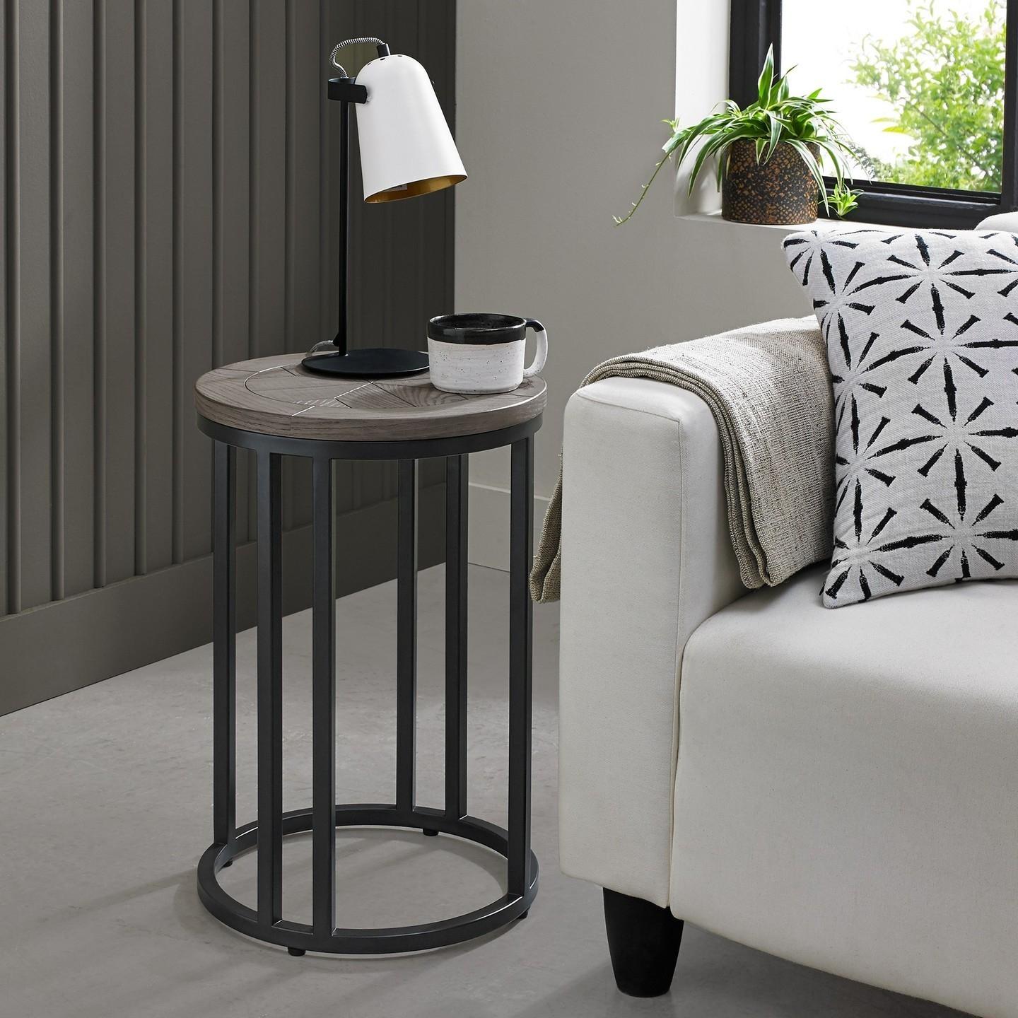A cosy companion your living room's been craving: our Monroe Silver Grey Side Table.⁠ ⁠ Simple in...