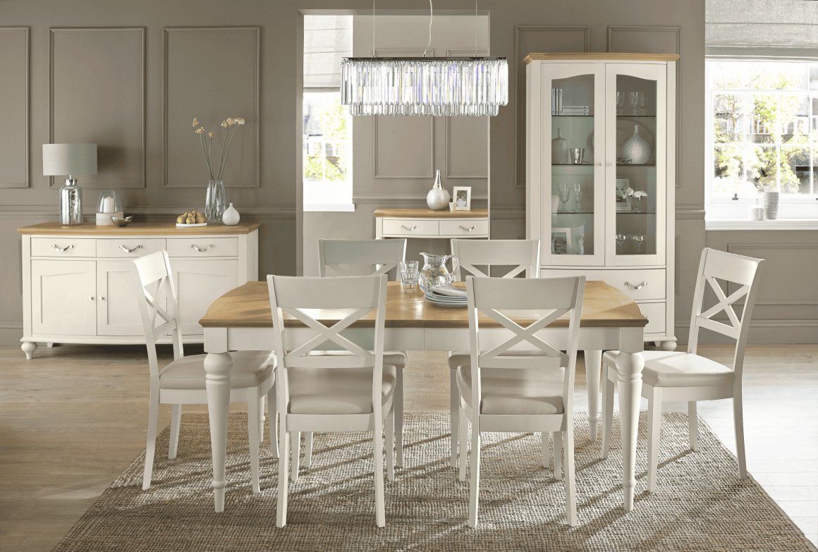 Montreux Pale Oak & Antique White Dining