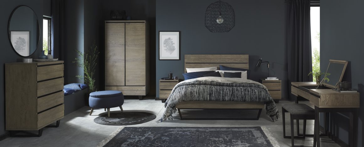 Tivoli Weathered Oak Bedroom