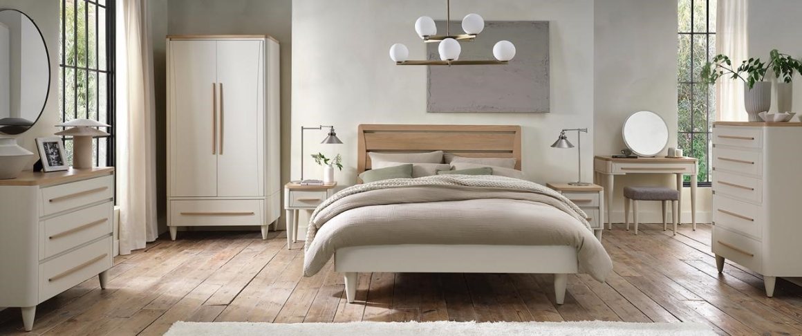 Larsen Scandi Oak & Soft Grey Bedroom