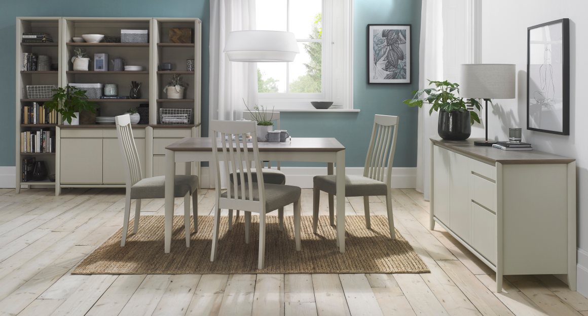 Bergen Grey Washed Oak & Soft Grey Dining