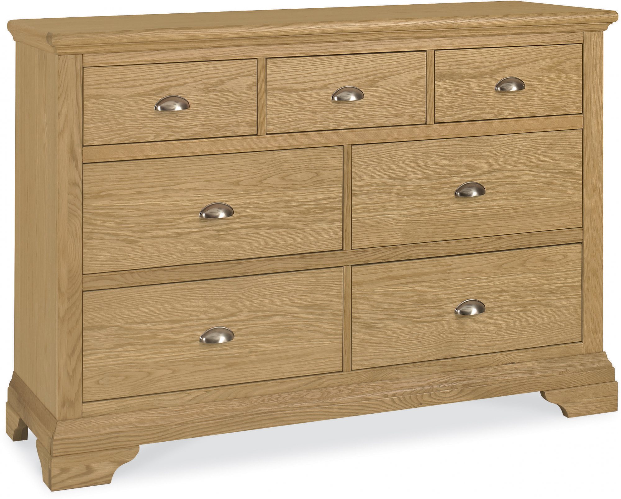 Hampstead Oak 34 Drawer Chest Bedroom Furniture Bentley Designs 9894