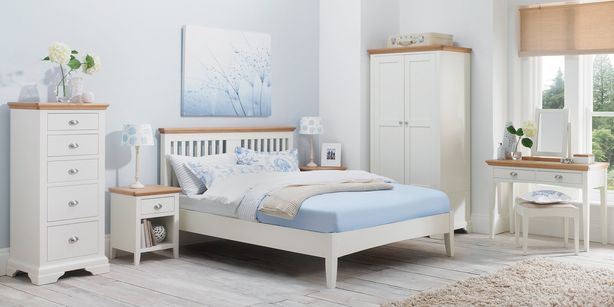 hampstead two tone bedroom furniture