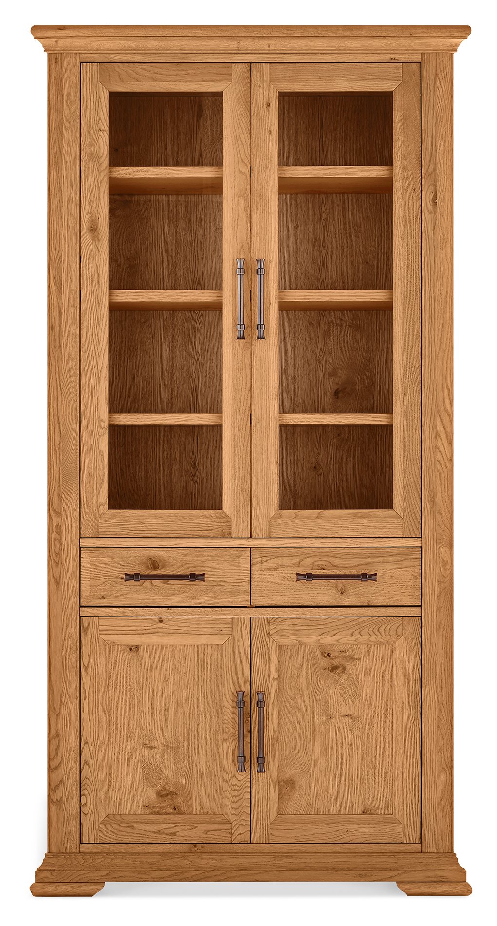 Belgrave Rustic Oak Display Cabinet Dining Furniture Bentley Designs Uk Ltd