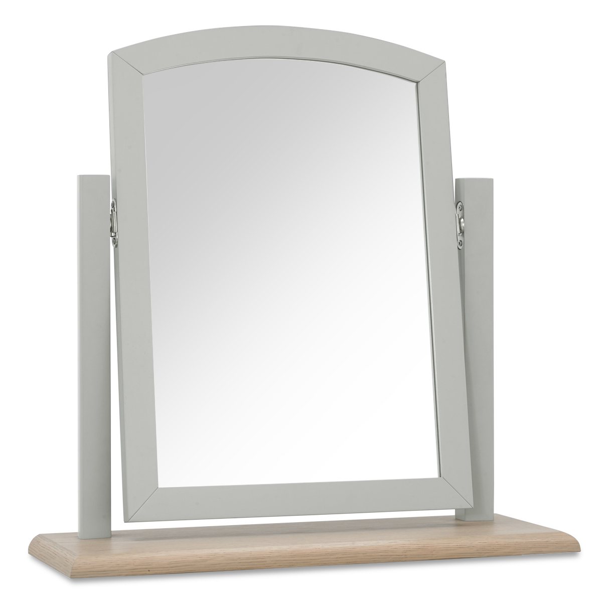 Premier Collection Whitby Scandi Oak & Grey Vanity Mirror Mirrors