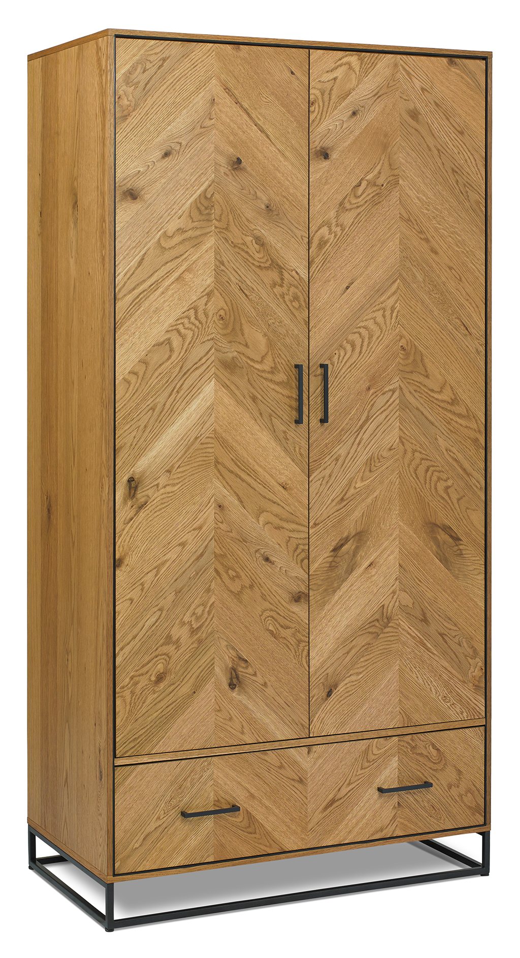 Riva Rustic Oak Double Wardrobe Bedroom Furniture Bentley Designs Uk Ltd 0120