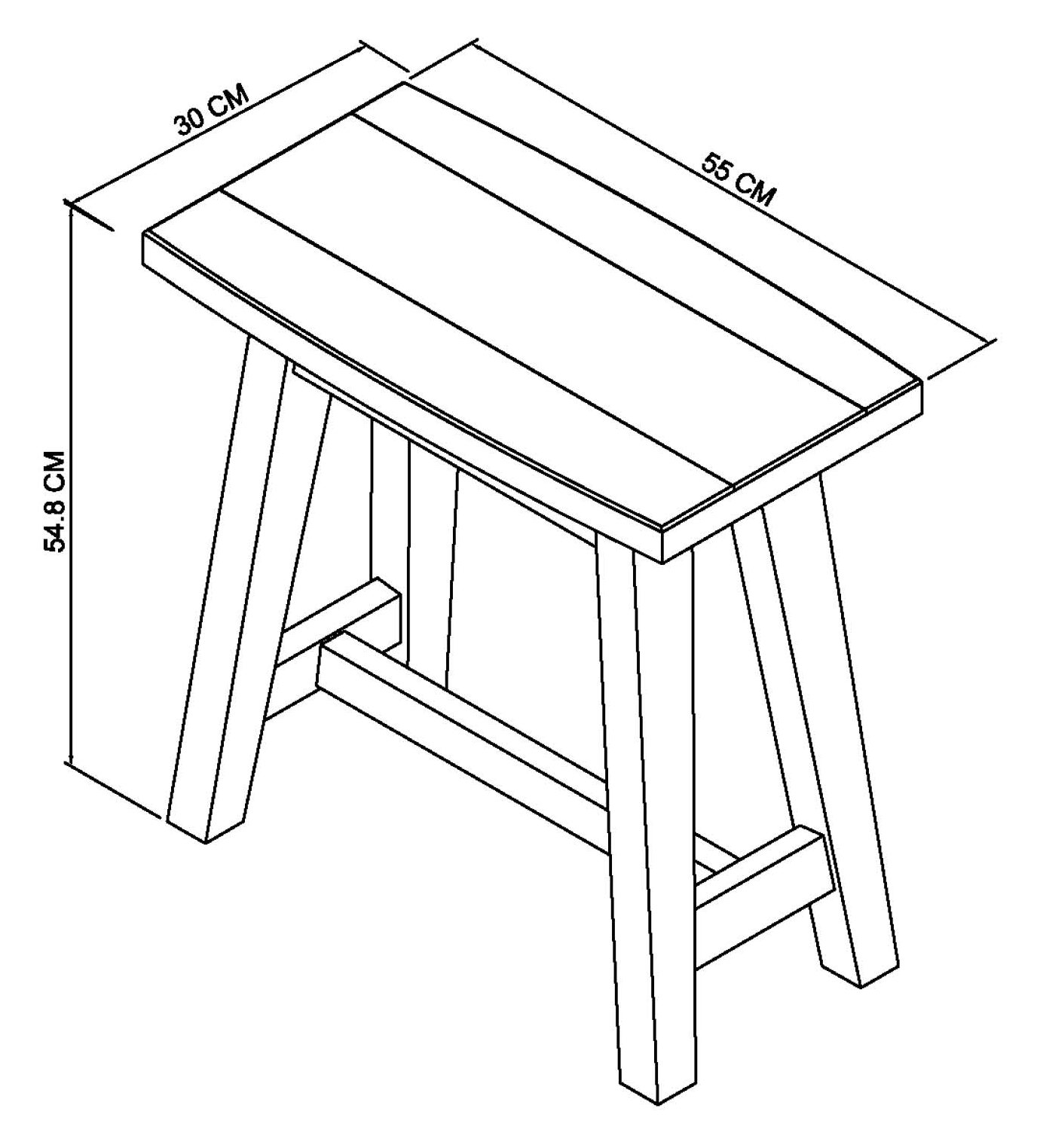 Camden Rustic Oak Side Table | Living Room Furniture - Bentley Designs ...