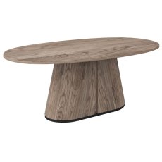 Vega Grey Oiled Oak & Peppercorn 6 Seater Table