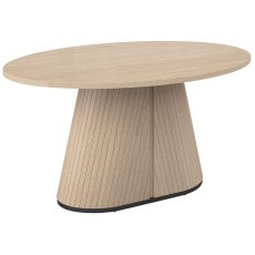 Vega Scandi Oak & Peppercorn 4 Seater Table