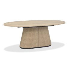 Vega Scandi Oak & Peppercorn 6 Seater Table