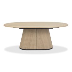 Vega Scandi Oak & Peppercorn 6 Seater Table