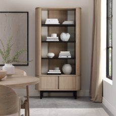 Vega Scandi Oak & Peppercorn Display Unit