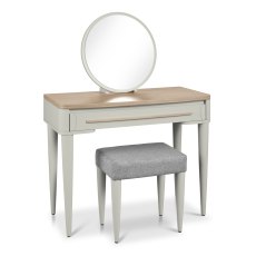 Larsen Scandi Oak & Soft Grey Dressing Table Set