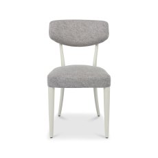 Larsen Soft Grey Upholstered Chairs in Grey Fabric