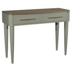 Larsen Scandi Oak & Soft Grey Console Table with Drawer