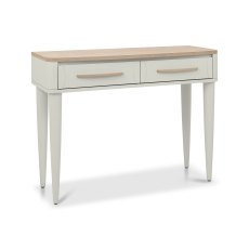 Larsen Scandi Oak & Soft Grey Console Table with Drawer