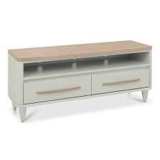 Larsen Scandi Oak & Soft Grey Entertainment Unit