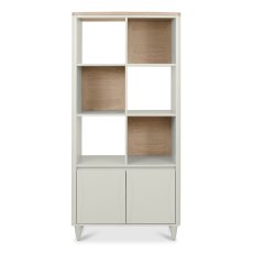 Larsen Scandi Oak & Soft Grey Display Unit