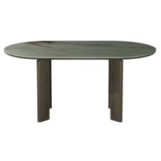 Duo Grey Oiled Oak 4 Seater Table with Monte Blanco Sintered Stone Top