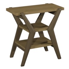 Kristen Oak & Light Weathered Oak Side Table