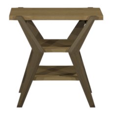 Kristen Oak & Light Weathered Oak Side Table