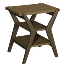 Kristen Oak & Light Weathered Oak Lamp Table