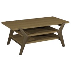 Kristen Oak & Light Weathered Oak Coffee Table