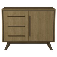 Kristen Oak & Light Weathered Oak Narrow Sideboard