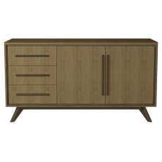 Kristen Oak & Light Weathered Oak Wide Sideboard