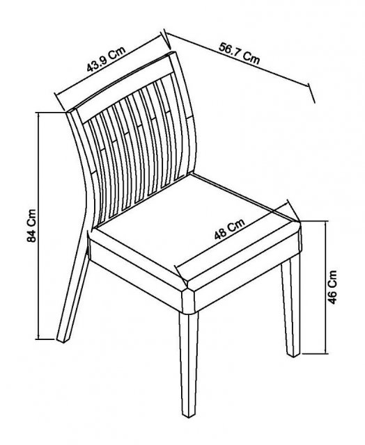 Bergen Oak Low Slat Back Chair | Black Gold Fabric | Pair - Bentley ...