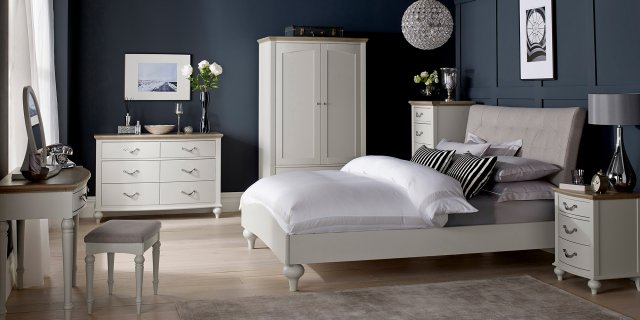 Soft grey store bedroom furniture