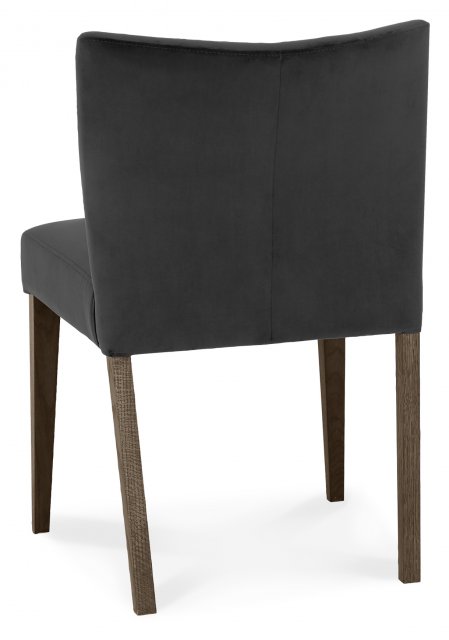 Low back velvet store dining chairs