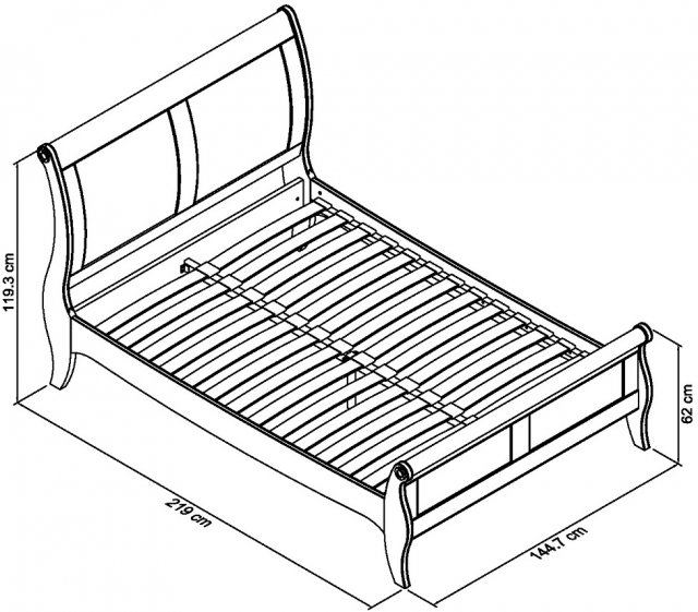 Chantilly deals black bed