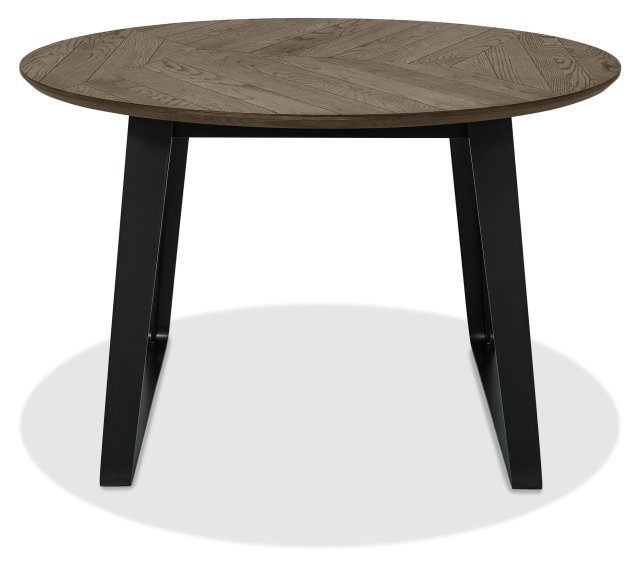 Emerson Weathered Oak Circular Table | 4 Seater | Dining - Bentley ...