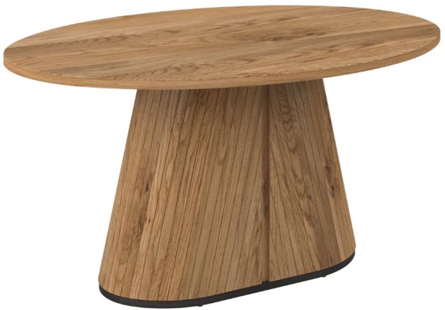 Signature Collection Vega Rustic Oak & Peppercorn 6 Seater Table