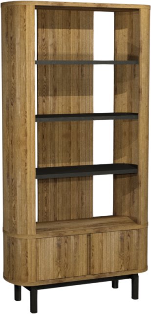 Signature Collection Vega Rustic Oak & Peppercorn Display Unit