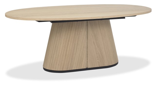 Signature Collection Vega Scandi Oak & Peppercorn 6 Seater Table