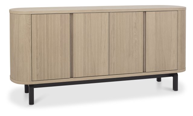 Signature Collection Vega Scandi Oak & Peppercorn Wide Sideboard