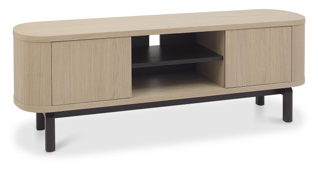 Signature Collection Vega Scandi Oak & Peppercorn Entertainment Unit