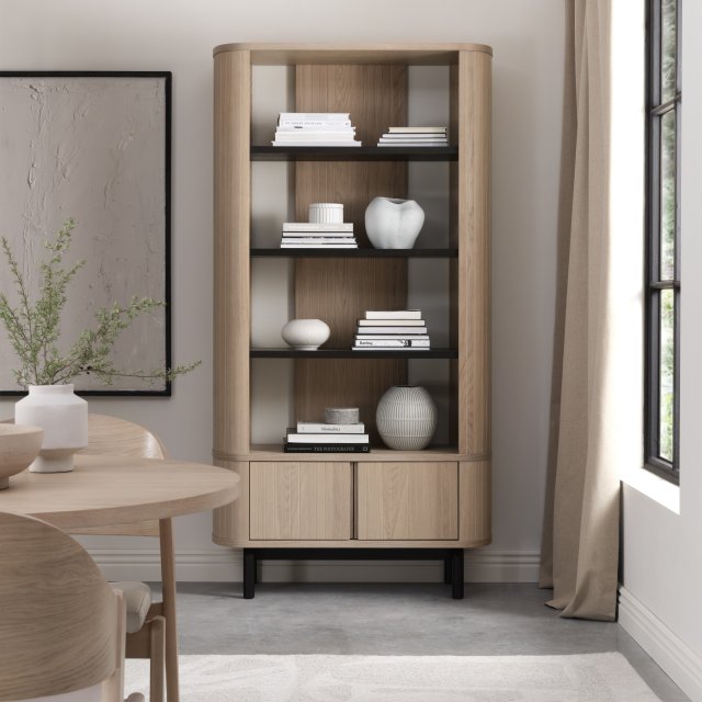 Signature Collection Vega Scandi Oak & Peppercorn Display Unit