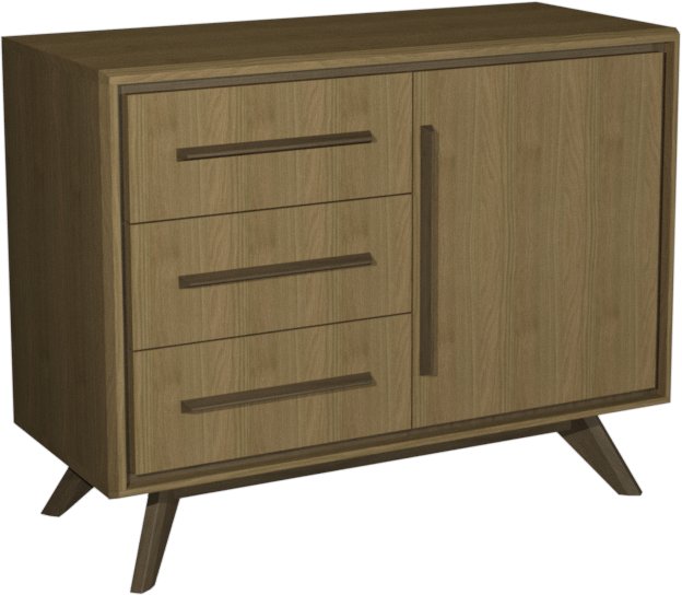 Premier Collection Kristen Oak & Light Weathered Oak Narrow Sideboard