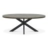 Signature Collection Ellipse Fumed Oak 8 Seater Dining Table