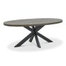 Signature Collection Ellipse Fumed Oak 8 Seater Dining Table