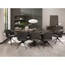 Signature Collection Ellipse Fumed Oak 8 Seater Dining Table