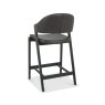 Camden Peppercorn Upholstered Bar Stool in an Old West Vintage Fabric (Single)