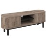 Signature Collection Vega Grey Oiled Oak & Peppercorn Entertainment Unit