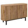 Signature Collection Vega Rustic Oak & Peppercorn Narrow Sideboard